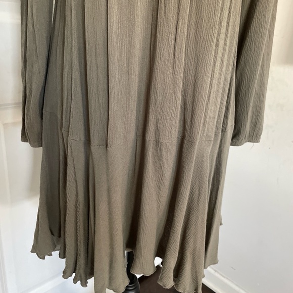 UmgeeUSA Women’s Mini Dress Top Size S Taupe Olive Boho Crochet - Picture 10 of 10